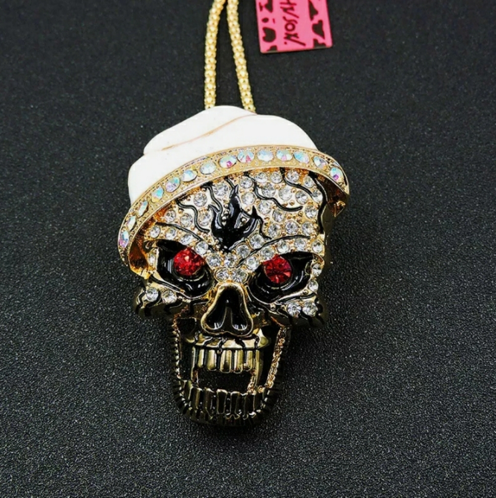 🎃 Skull Rhinestone Necklace 🎃